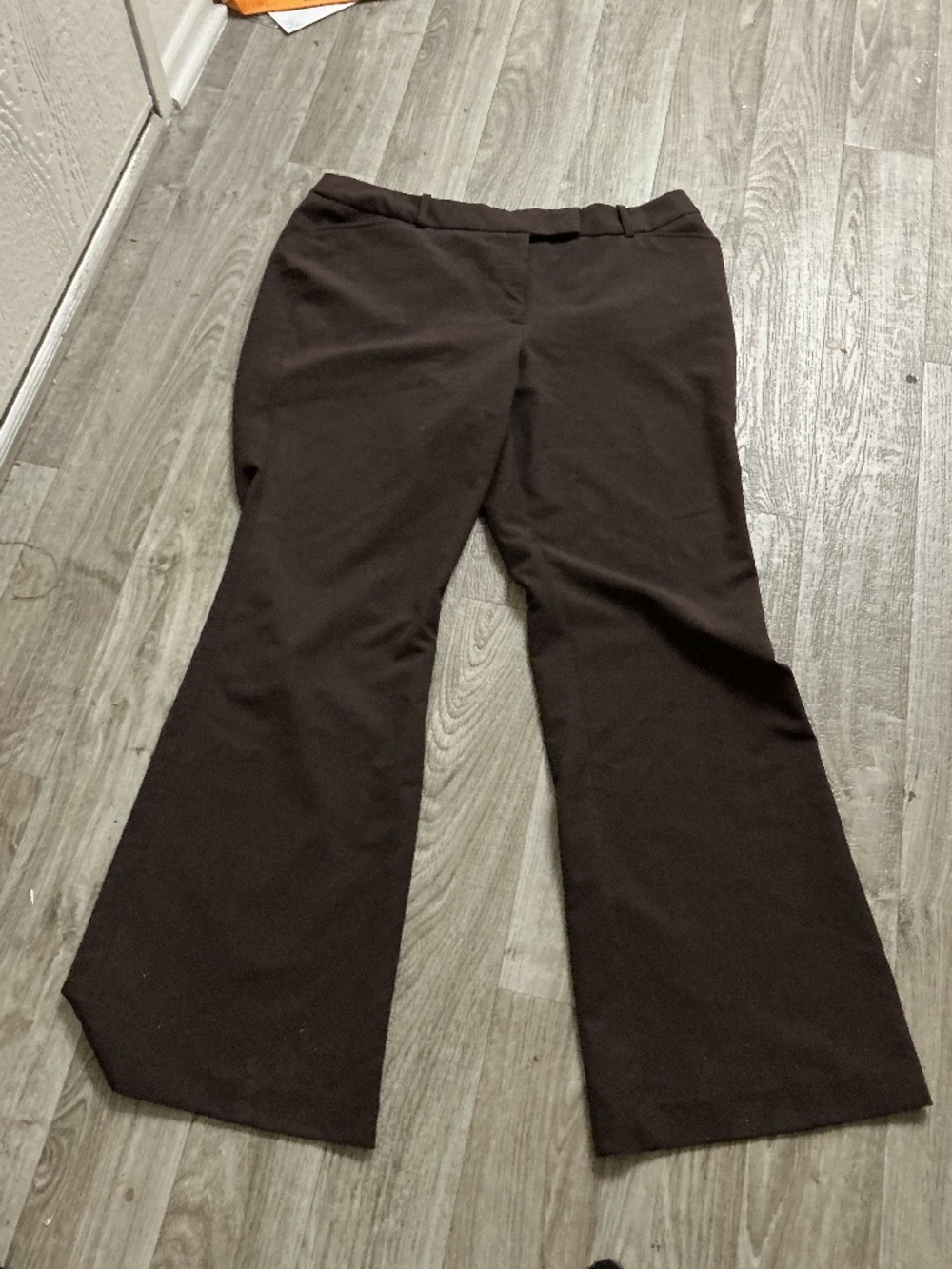 George vintage y2k pants wide leg size 16 NWOT brown